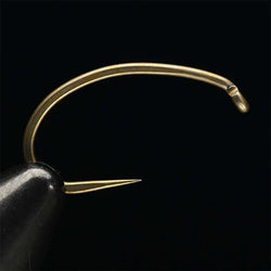 Daiichi 1920 Heavy Barbless Scud Hook - Matte Bronze