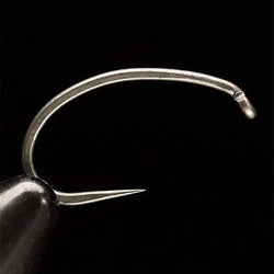 Daiichi 1928 Heavy Barbless Scud Hook - Matte Grey