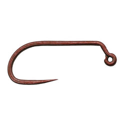 Daiichi 4695 Barbless 60 Degree Jig Hook - Matte Brown