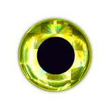 3D Fish Eyes - Holographic Chartreuse