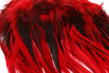 Hareline Badger Saddle Hackle - Red