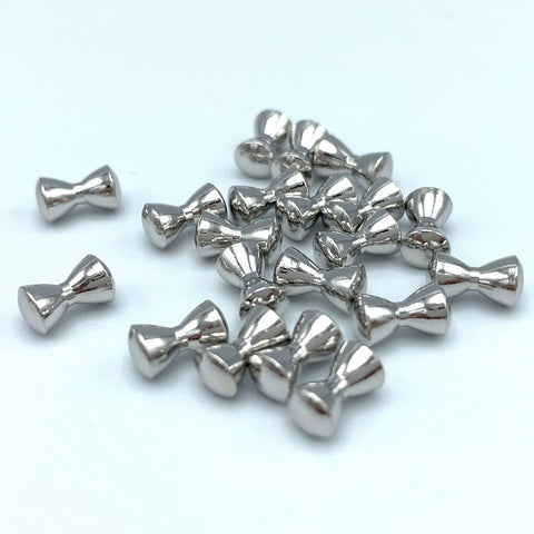 200-Piece Brass Hourglass Dumbbell Eyes Assortment For Fly Tying – 1/8, 5/32, 3/16
