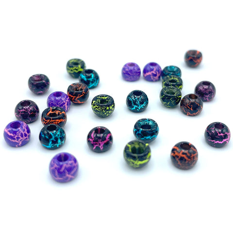 Hareline Crackle Tungsten Beads