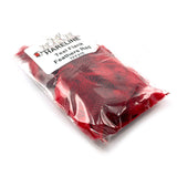 Hareline Teal Flank Feathers - Red