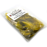 Hareline Teal Flank Feathers - Yellow