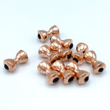 Hareline Tungsten Eyes with Pupil - Copper