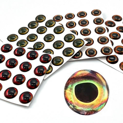 fish eyes for lure making Semperfli 3D Epoxy Eyes 5mm / Bloodshot