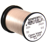 Semperfli Classic Waxed Thread 12/0 - Beige