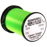 Semperfli Classic Waxed Thread 12/0 - Fluorescent Green