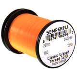 Semperfli Classic Waxed Thread 12/0 - Fluorescent Orange