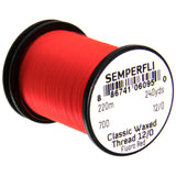Semperfli Classic Waxed Thread 12/0 - Fluorescent Red