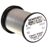 Semperfli Classic Waxed Thread 12/0 - Pale Gray