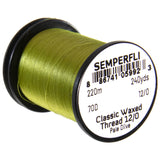 Semperfli Classic Waxed Thread 12/0 - Pale Olive