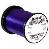 Semperfli Classic Waxed Thread 12/0 - Purple