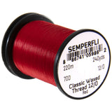 Semperfli Classic Waxed Thread 12/0 - Red