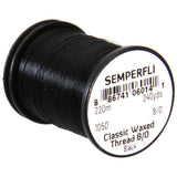 Semperfli Classic Waxed Thread 8/0 - Black