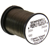 Semperfli Classic Waxed Thread 8/0 - Brown Olive