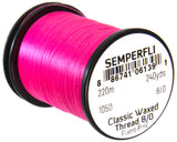 Semperfli Classic Waxed Thread 8/0 - Fluorescent Pink