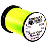 Semperfli Classic Waxed Thread 8/0 - Fluorescent Yellow