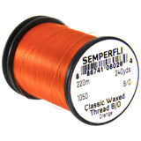 Semperfli Classic Waxed Thread 8/0 - Orange