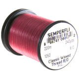 Semperfli Classic Waxed Thread 8/0 - Pink