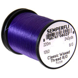 Semperfli Classic Waxed Thread 8/0 - Purple