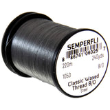 Semperfli Classic Waxed Thread 8/0 - Steel