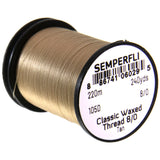 Semperfli Classic Waxed Thread 8/0 - Tan
