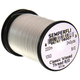Semperfli Classic Waxed Thread 8/0 - White