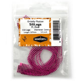 Semperfli Grizzly Flutter SiliLegs - Fluorescent Pink