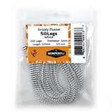 Semperfli Grizzly Flutter SiliLegs - White