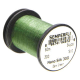 Semperfli Nano Silk Thread 18/0 - Dark Green