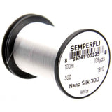 Semperfli Nano Silk Thread 18/0 - White