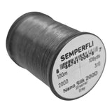 Semperfli Nano Silk Streamer 3/0 Thread - Gray