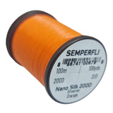 Semperfli Nano Silk Streamer 3/0 Thread - Orange