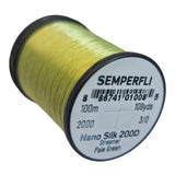 Semperfli Nano Silk Streamer 3/0 Thread - Pale Green