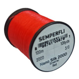 Semperfli Nano Silk Streamer 3/0 Thread - Red