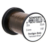Semperfli Perdigon Body - Translucent Brown