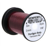 Semperfli Perdigon Body - Translucent Red