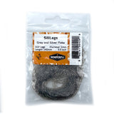 Semperfli SiliLegs - Gray & Silver Flake