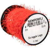 Semperfli Straggle Legs - Fl. Red