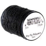 Semperfli Dry Fly Poly Yarn - Black
