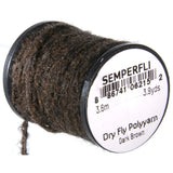 Semperfli Dry Fly Poly Yarn - Dark Brown