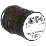 Semperfli Dry Fly Poly Yarn - Grayling Black & Orange