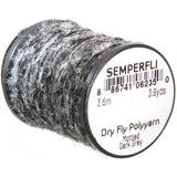Semperfli Dry Fly Poly Yarn - Mottled Dark Grey
