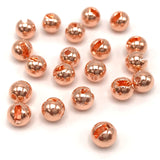 Hareline Slotted Tungsten Beads - Copper