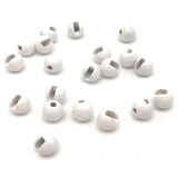 Hareline Slotted Tungsten Beads - Fluorescent  White