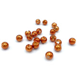 Hareline Slotted Tungsten Beads - Metallic Burnt Orange
