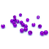 Hareline Slotted Tungsten Beads - Metallic Purple