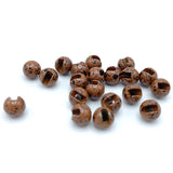 Hareline Slotted Tungsten Beads - Mottled Brown